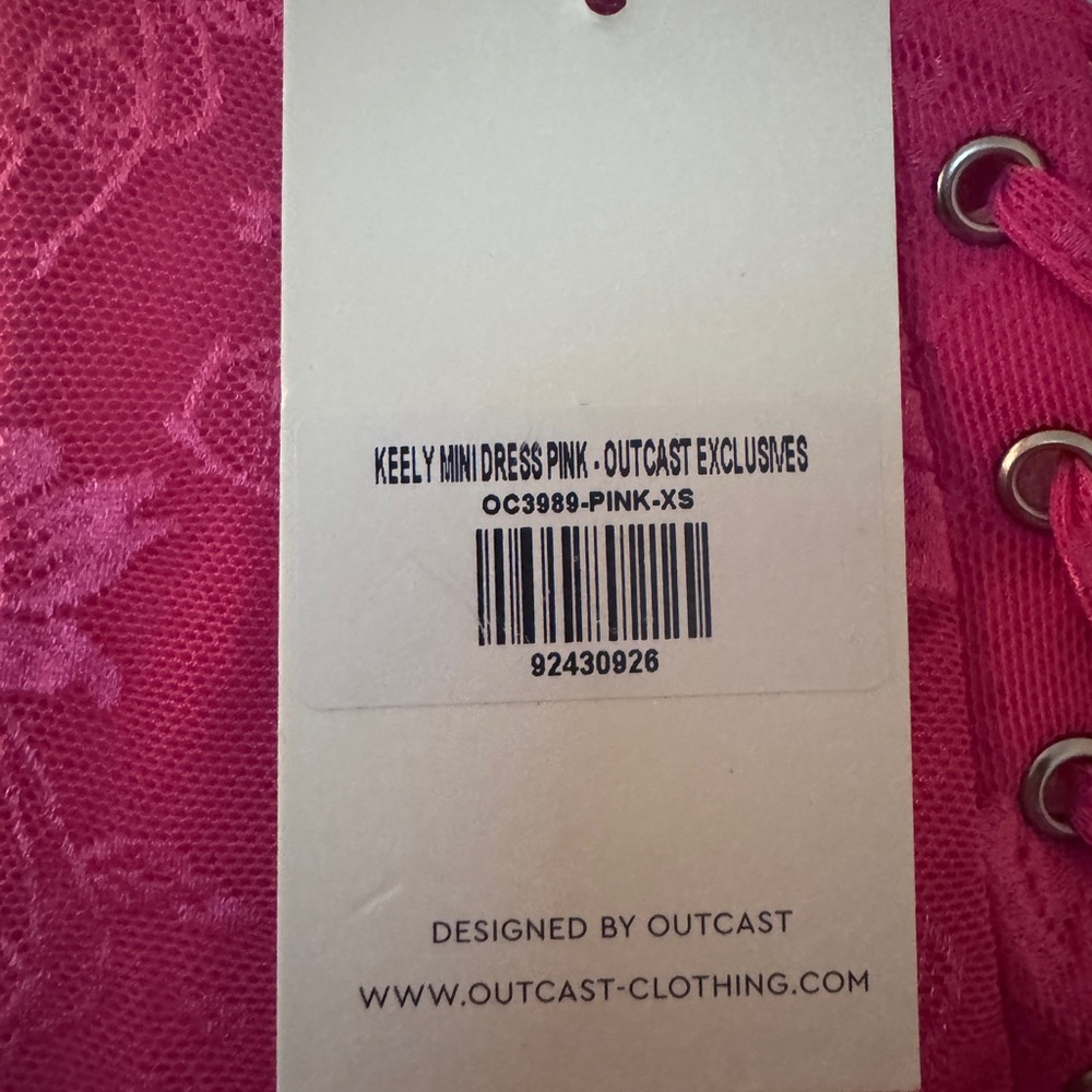 Outcast Keely Pink Cutout Mini Dress - Picture 6 of 6
